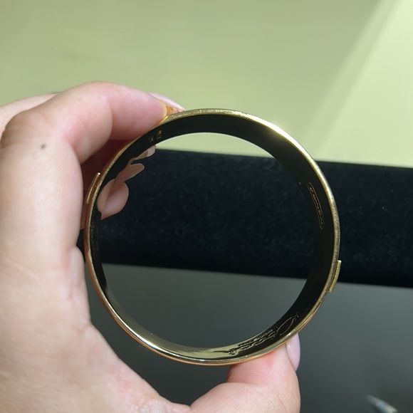 COACH Gold Bangle Bracelet NWOT - Picture 7 of 7